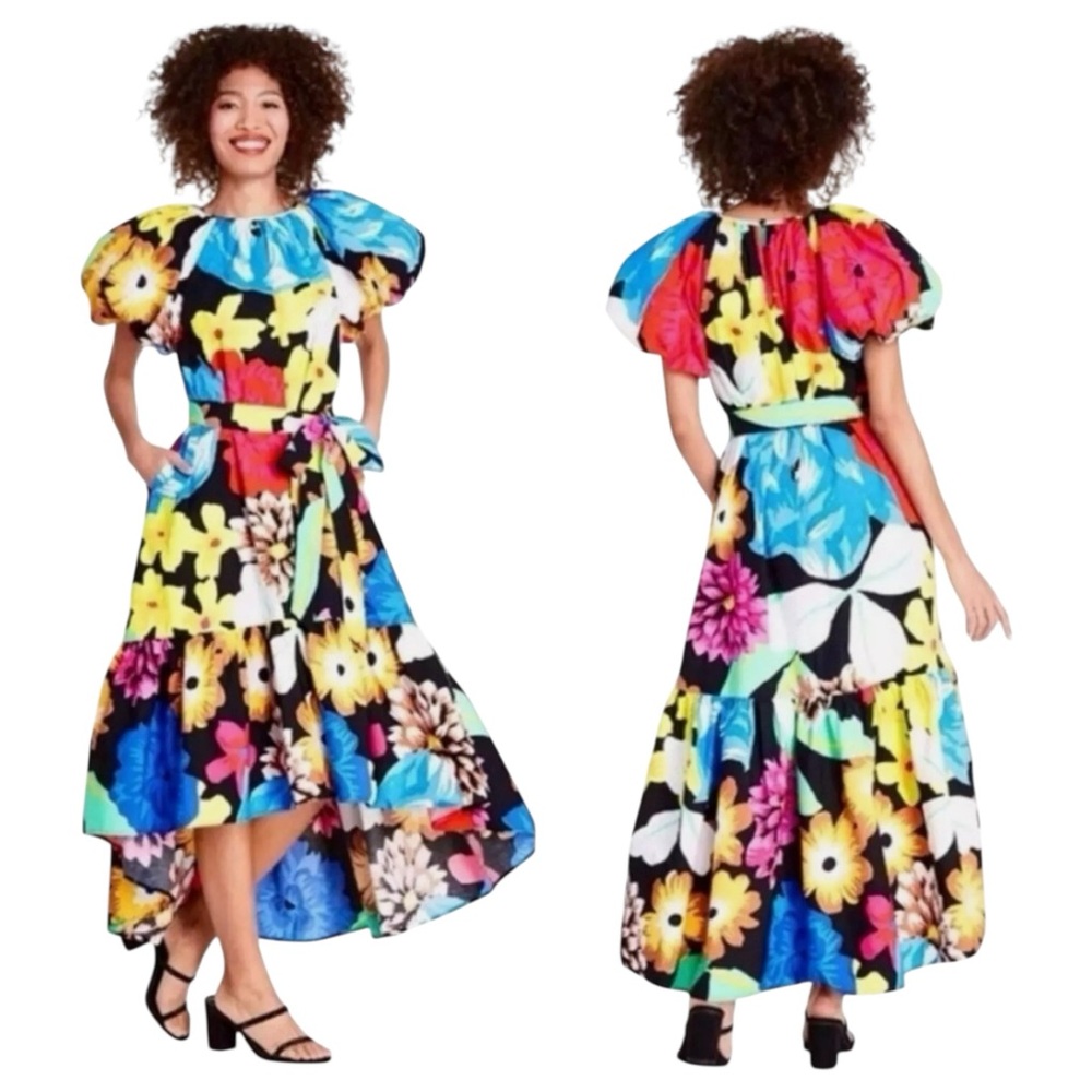 Christopher John Rogers x Target Collab Floral Dress Hi-Low Women’s XS